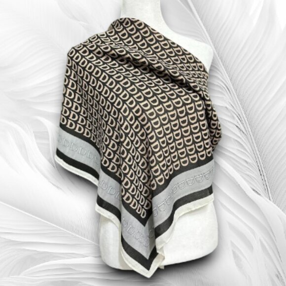 Luxury Print Women's Scarf Neck Tie Scarf Bandana Boho Style - Picture 3 of 5